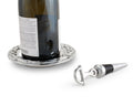 Arthur Court Equestrian Wine Coaster and Stopper Set