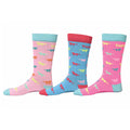TuffRider Neon Pony Kids Socks - 3 Pack