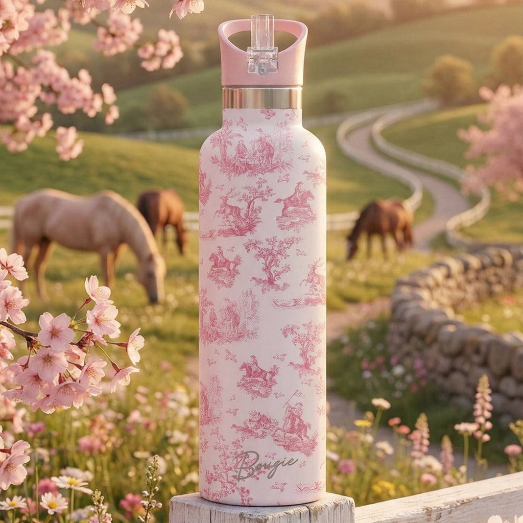 My Bougie Bottle Chevalier 25oz | Equestrian Toile