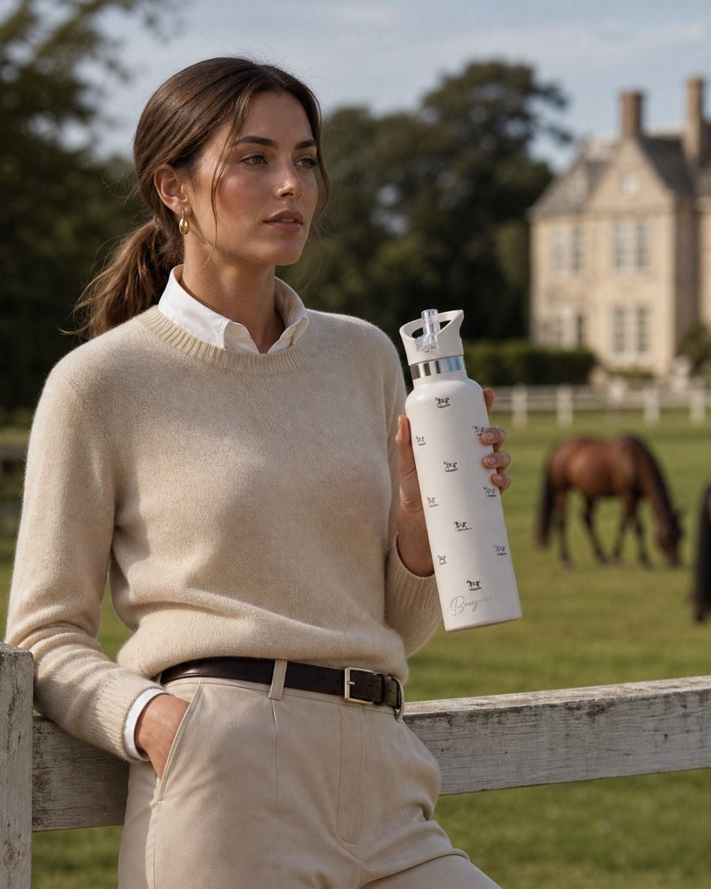 My Bougie Bottle Veredus II 25oz | Heritage Horse Motif