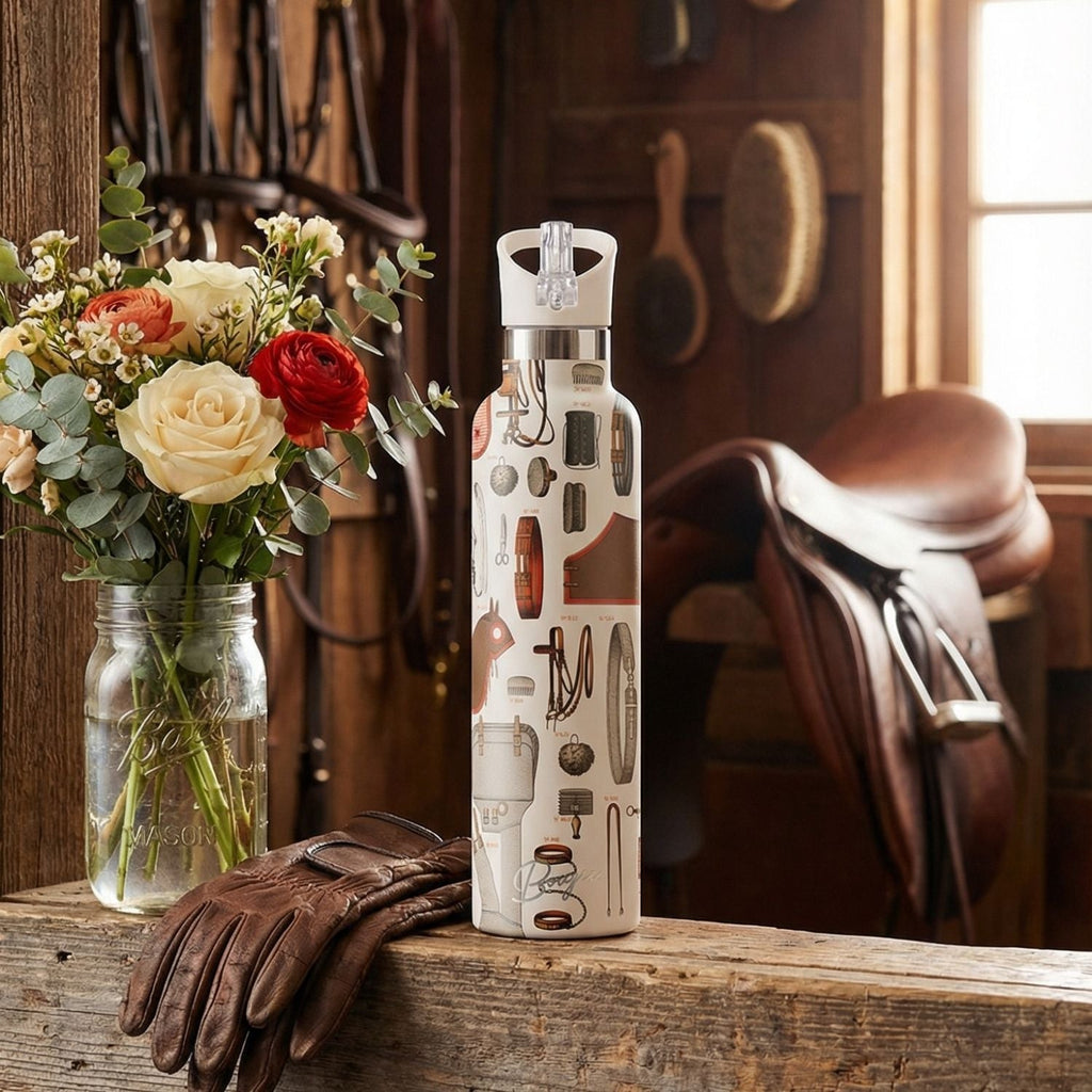 My Bougie Bottle Bits & Bridles 25oz Insulated Bottle | Equestrian Heritage