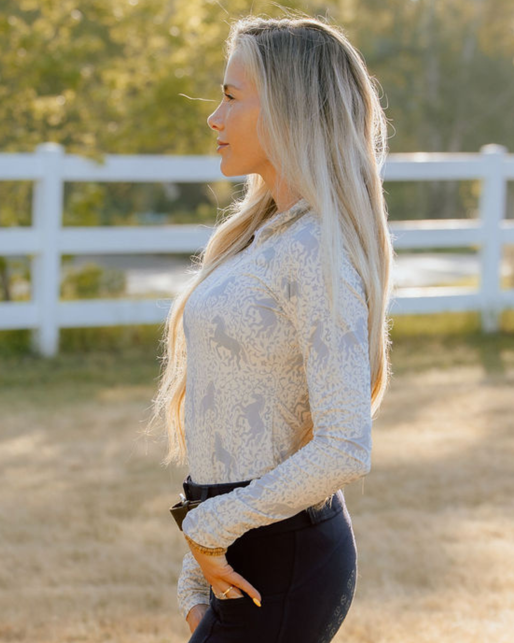 Deinhardt Designs Prints With A Purpose CORAL Long Sleeve Signature Sunshirt