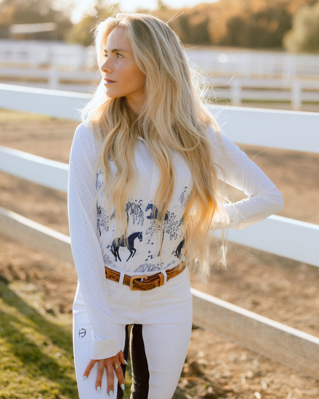 Deinhardt Designs Long Sleeve Capriole Competition Shirt - ELOISE