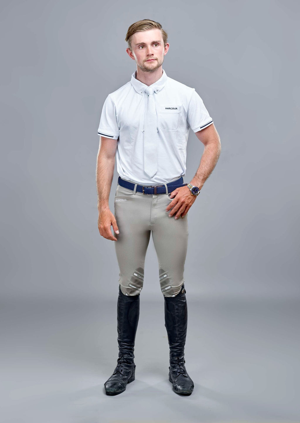 Harcour Crystallo Mens Competition Polo