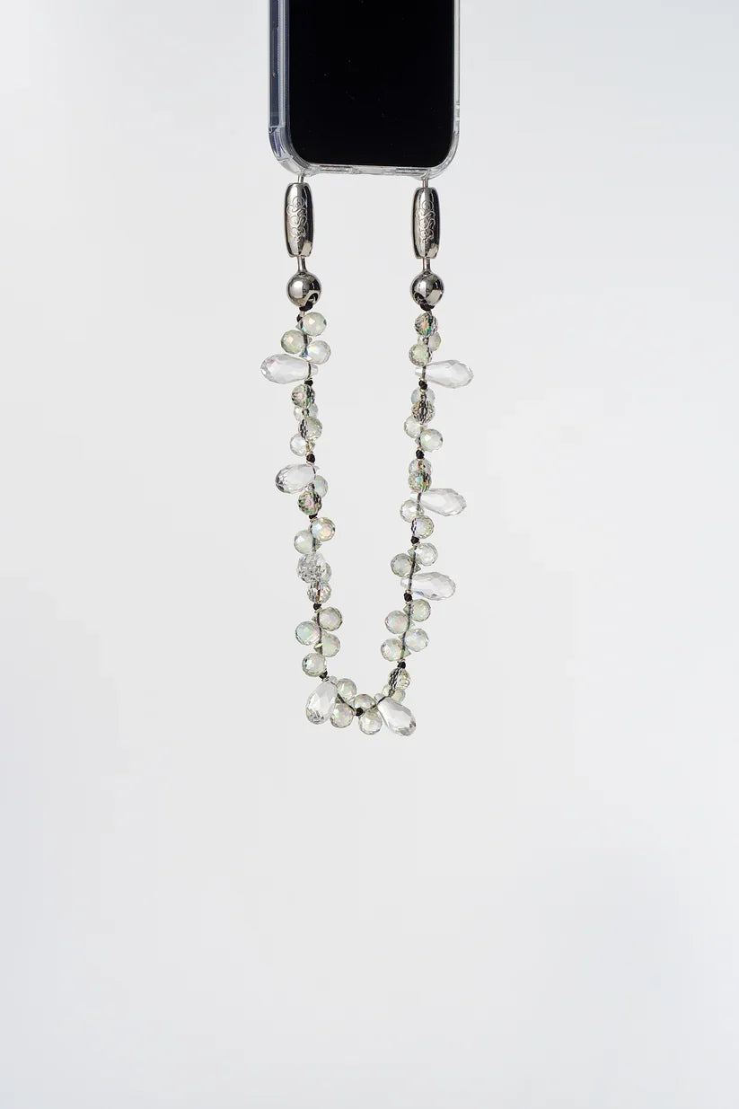 Ossa New York Faceted Crystal Wristlet