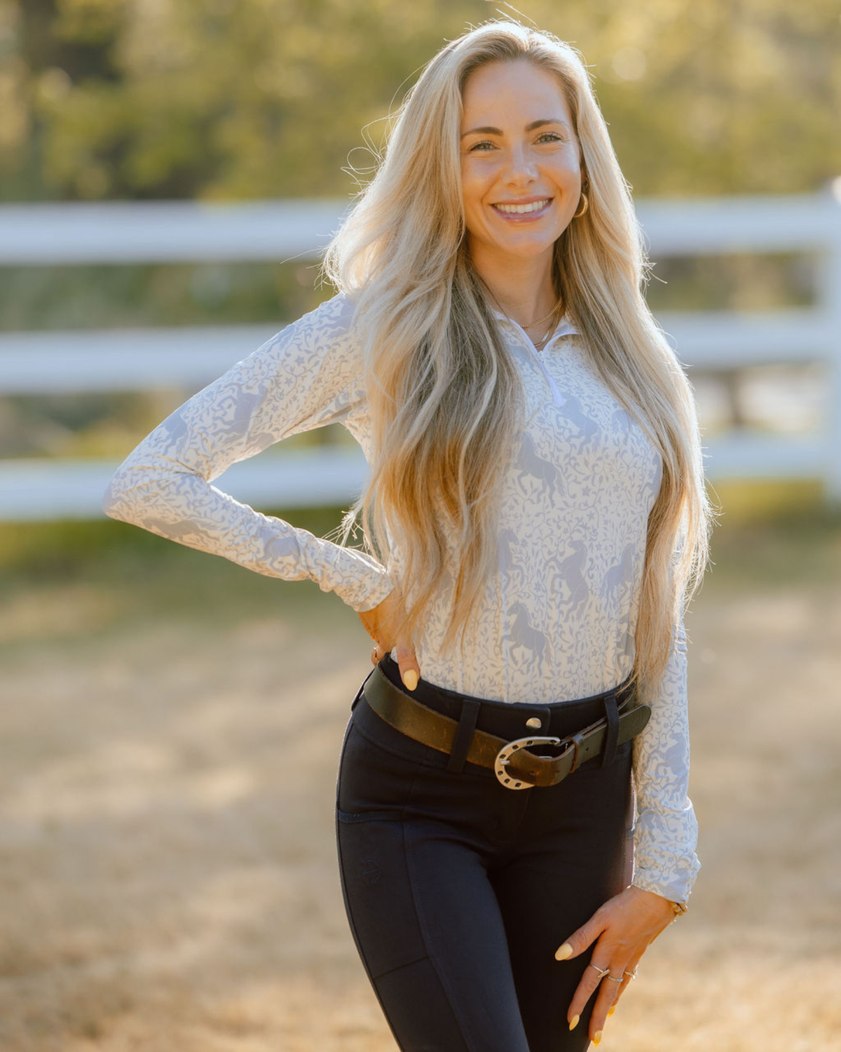 Deinhardt Designs Prints With A Purpose CORAL Long Sleeve Signature Sunshirt