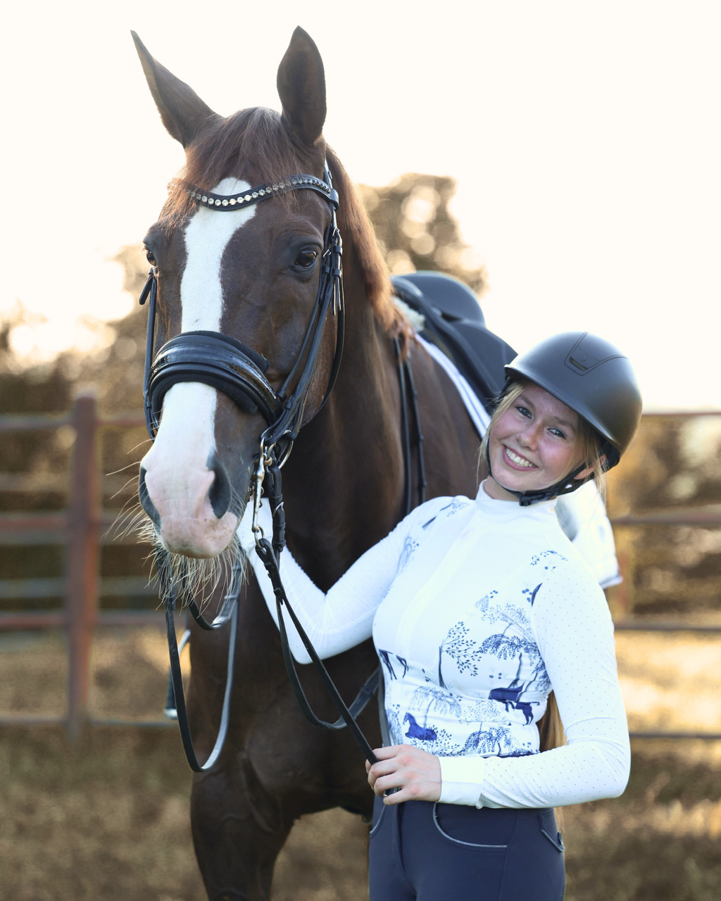Deinhardt Designs Long Sleeve Capriole Competition Shirt - ELOISE