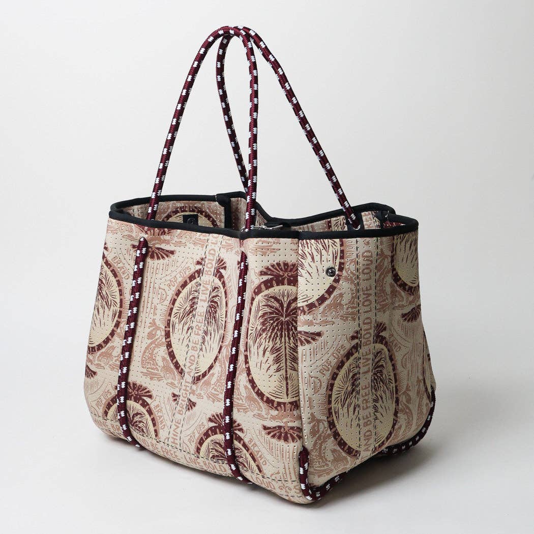 EVERYDAY TOTE POP UPS SCARF BEIGE
