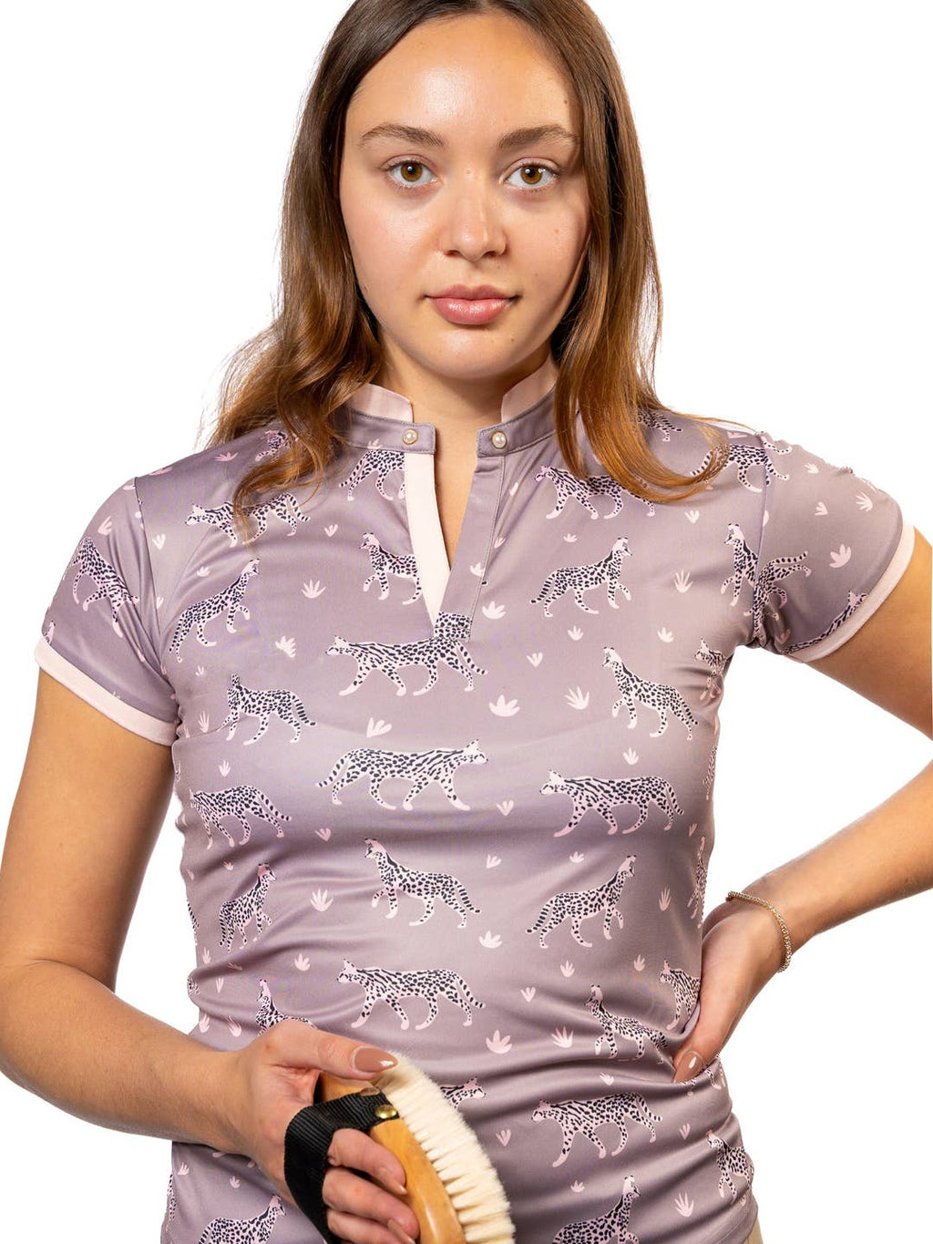 Siren Dry-Fit Polo in Savanna