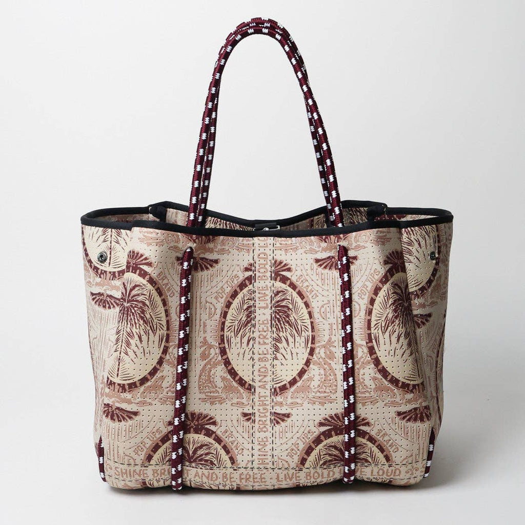 EVERYDAY TOTE POP UPS SCARF BEIGE