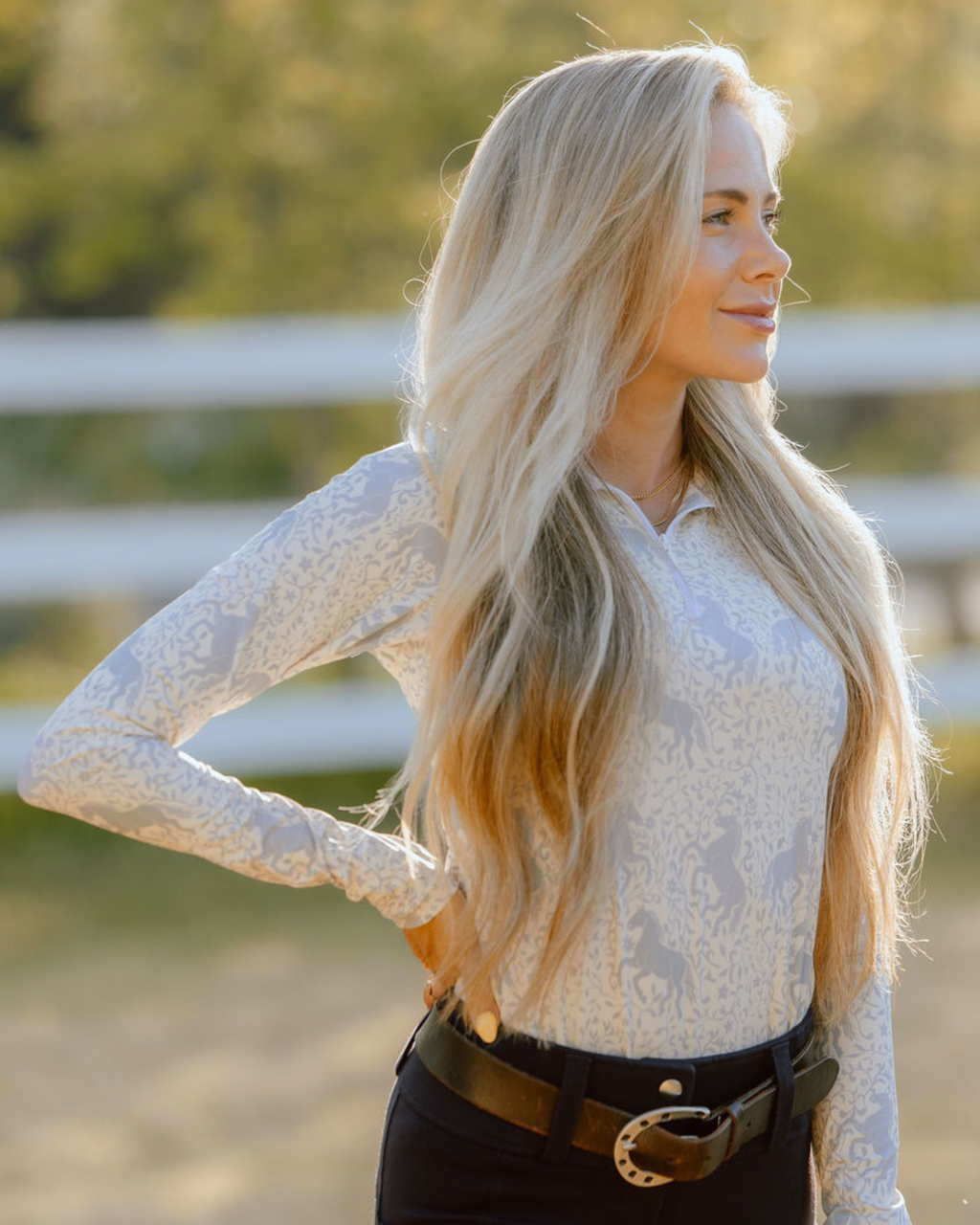 Deinhardt Designs Prints With A Purpose CORAL Long Sleeve Signature Sunshirt