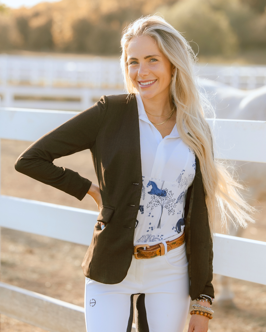 Deinhardt Designs Long Sleeve Capriole Competition Shirt - ELOISE
