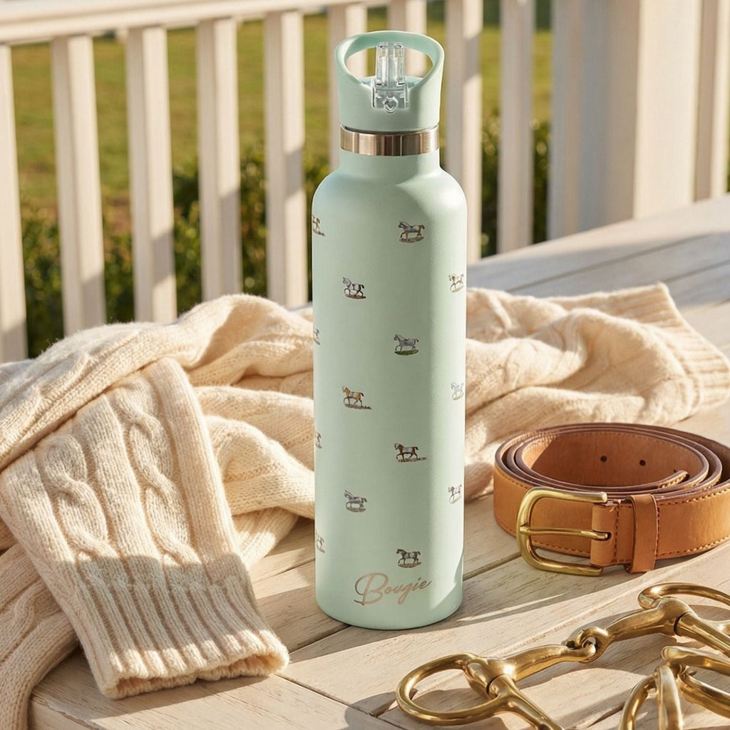 My Bougie Bottle Veredus I 25oz Insulated Bottle | Mint Horse Motif