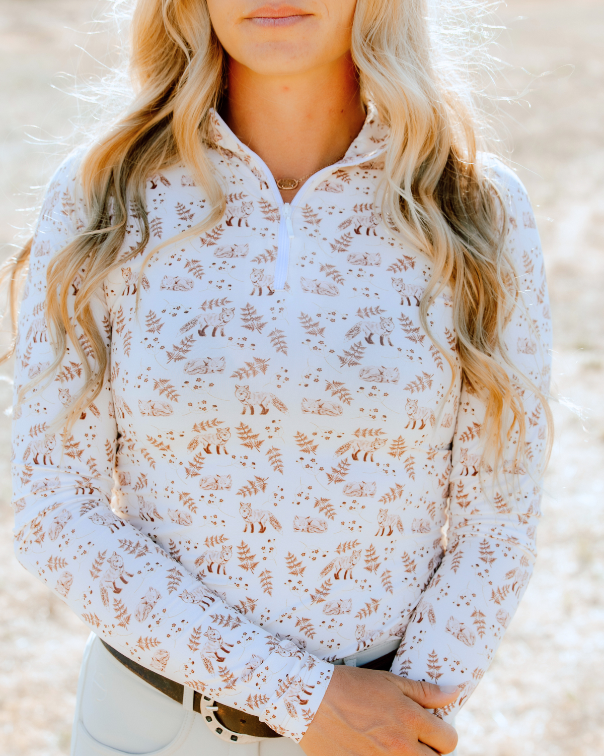 D. D. Impulsion & Straightness LORI Long Sleeve Signature Sunshirt