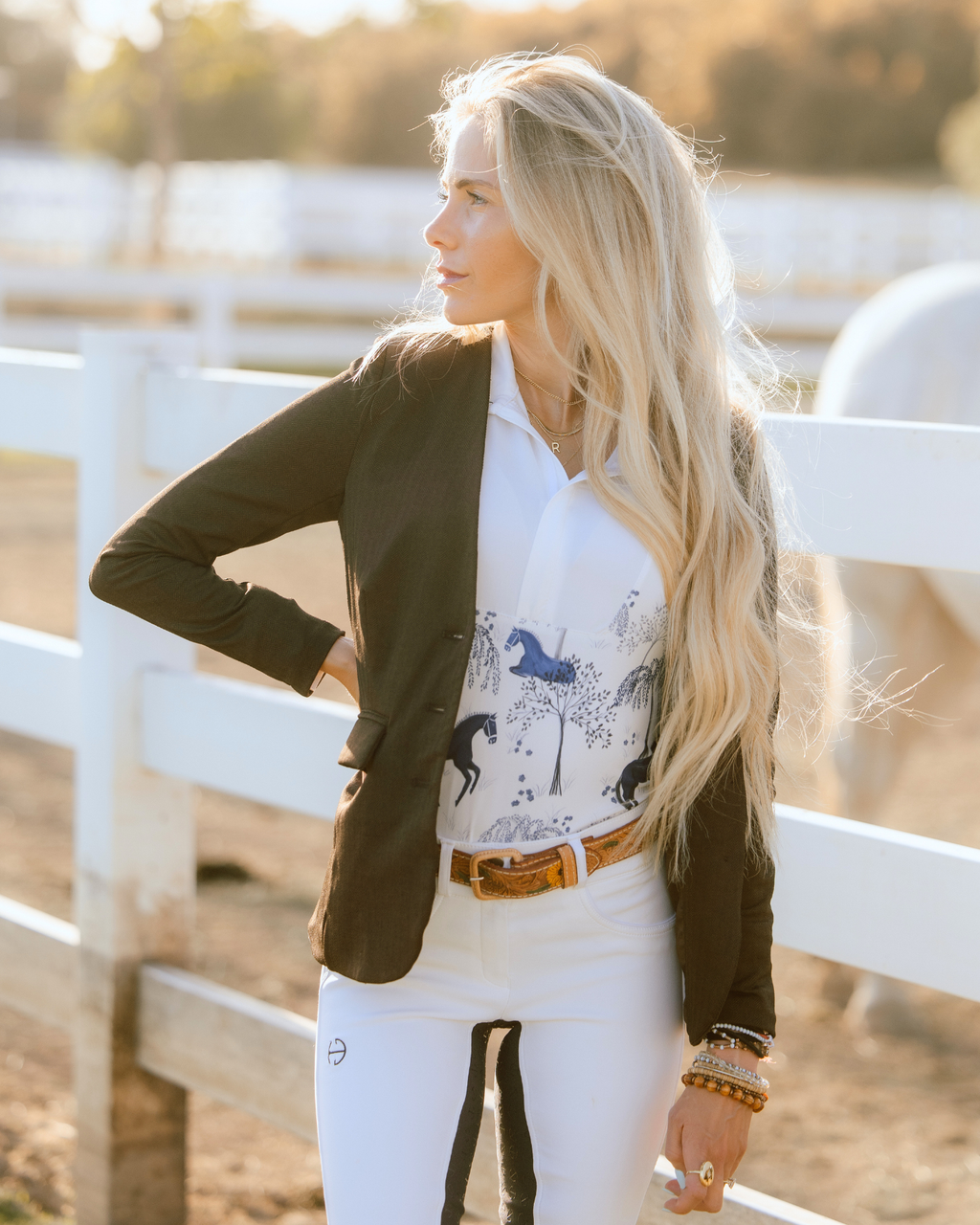 Deinhardt Designs Long Sleeve Capriole Competition Shirt - ELOISE