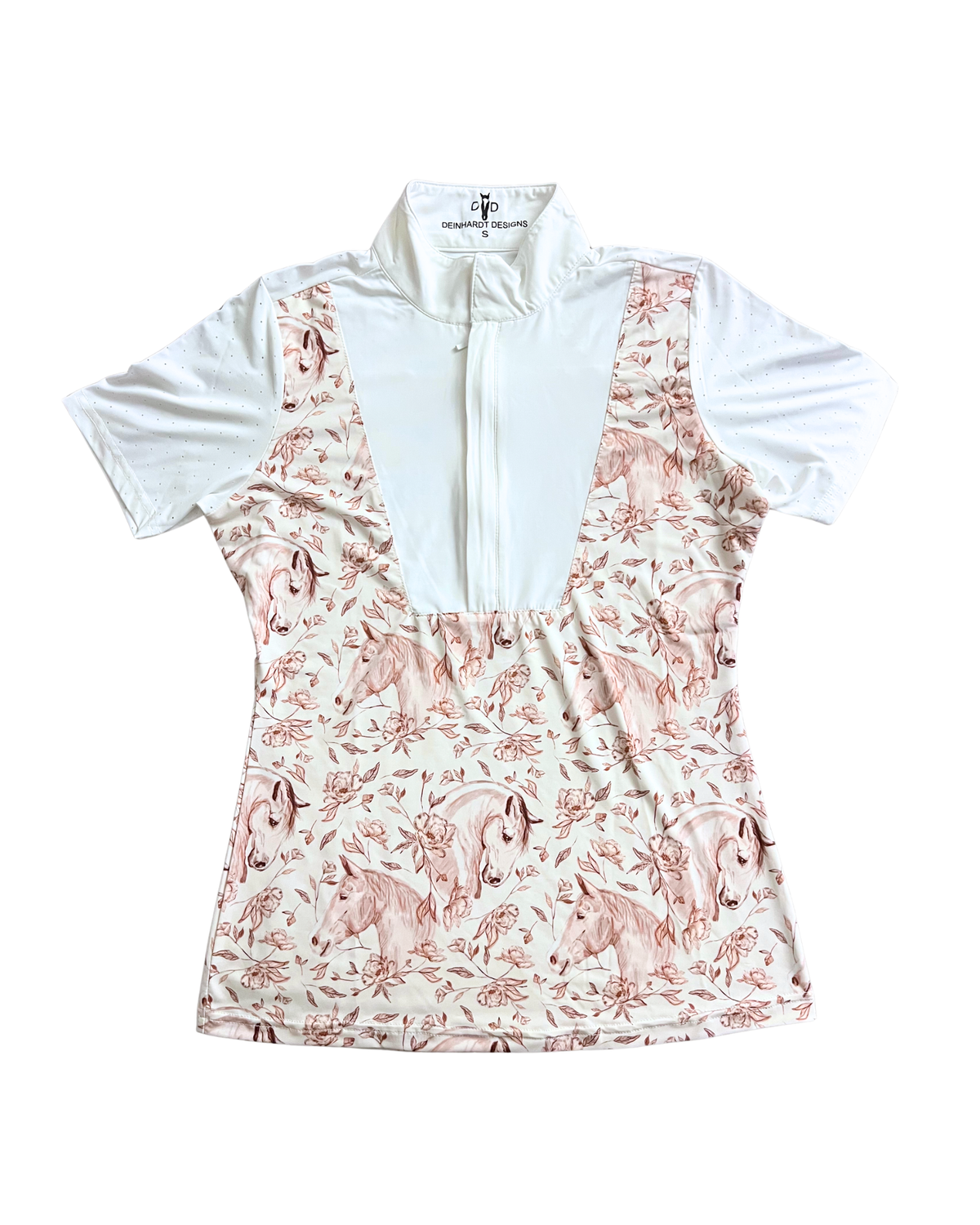 Deinhardt Designs Short Sleeve Capriole Competition Shirt - SEPIA