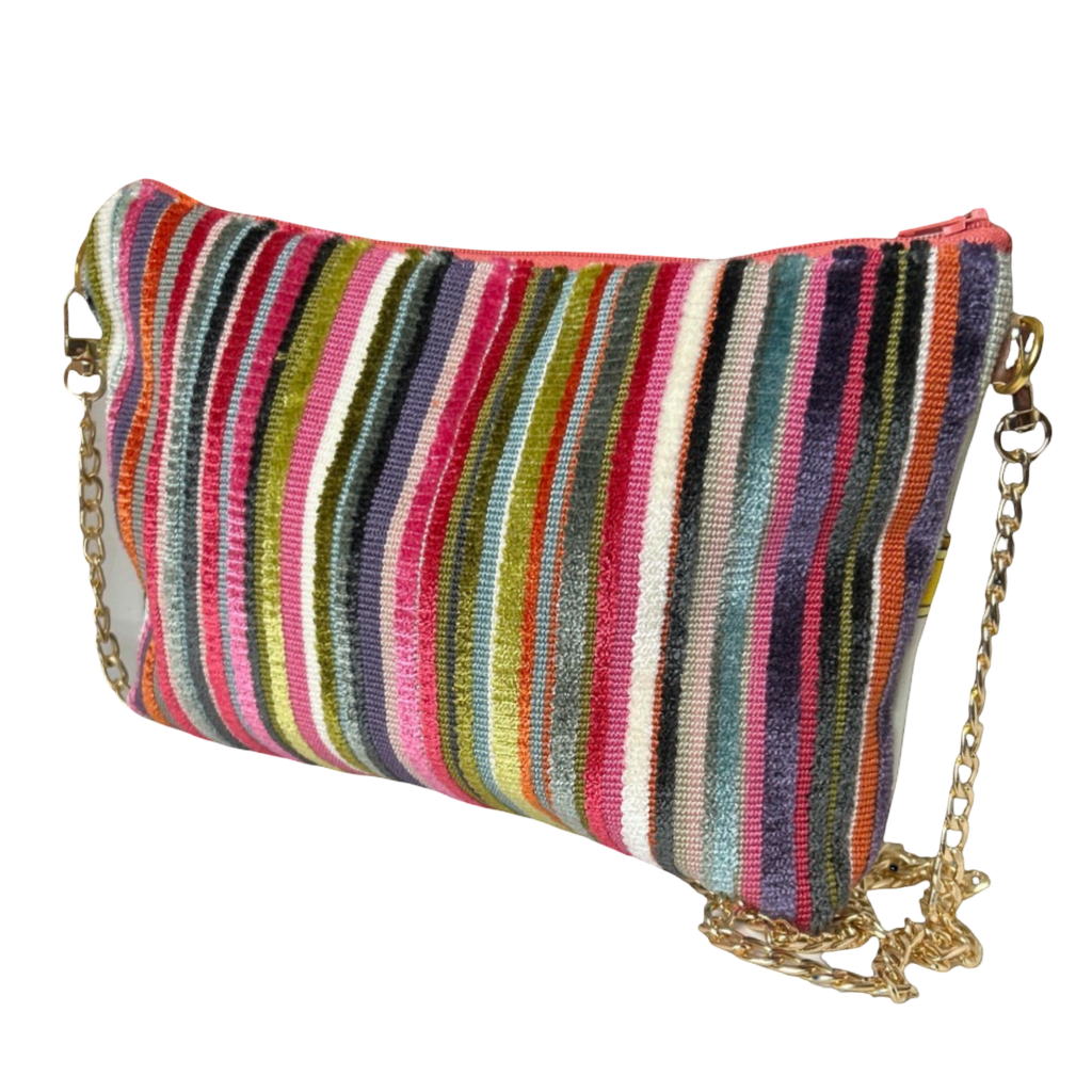 Vintage Grand Manege Silk Scarf Crossbody Bag