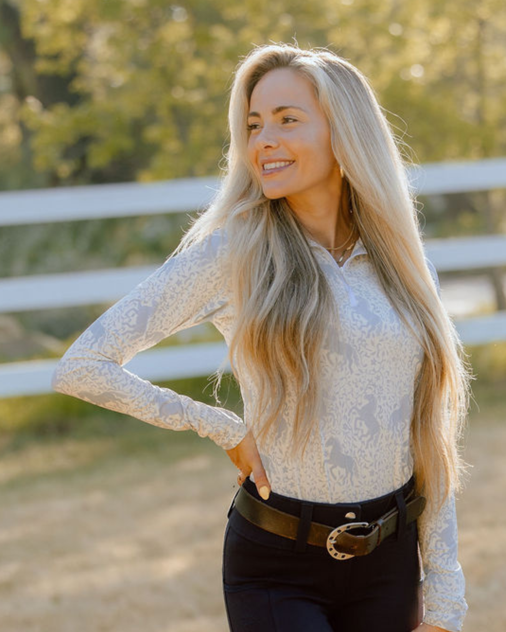Deinhardt Designs Prints With A Purpose CORAL Long Sleeve Signature Sunshirt