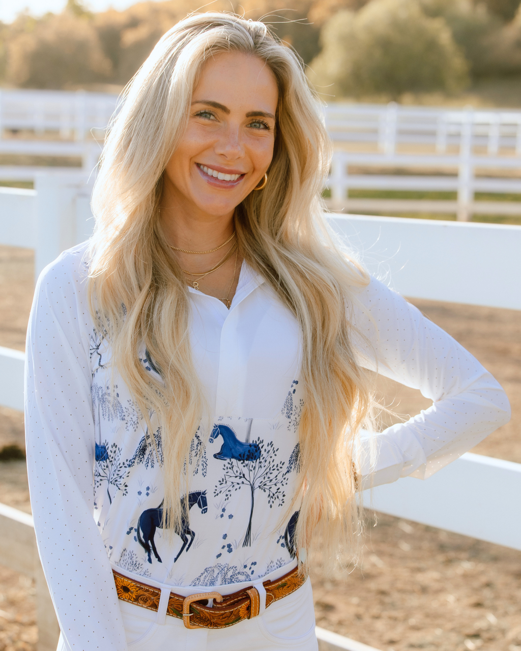 Deinhardt Designs Long Sleeve Capriole Competition Shirt - ELOISE