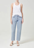 Agolde 90's crop pant in nerve (organic cotton)