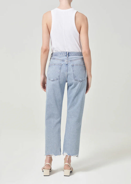 Agolde 90's crop pant in nerve (organic cotton)