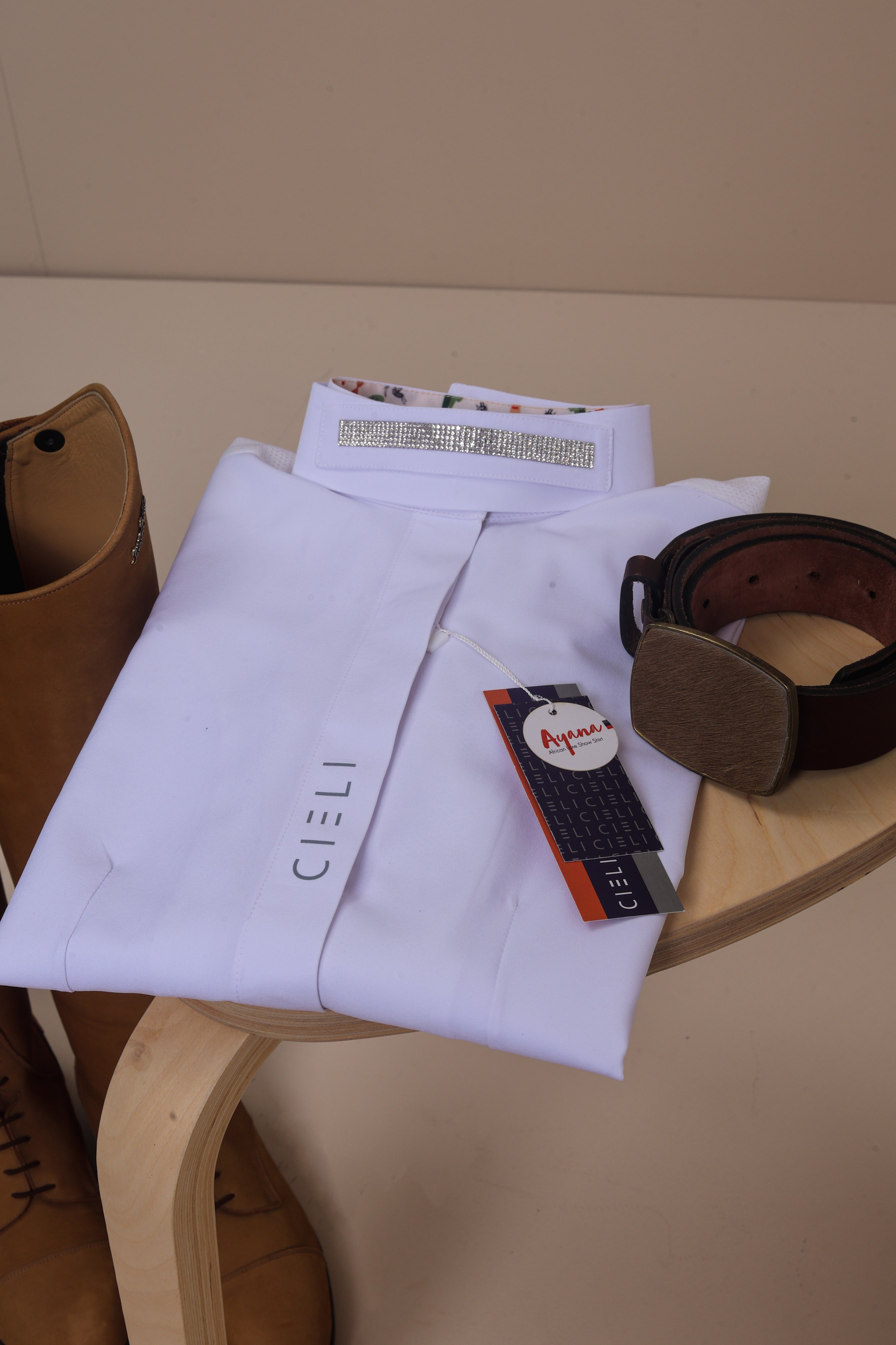 Cieli Equestrian Ayana Hybrid Show | Shirt Women’s Long Sleeve Equestrian Show Shirt