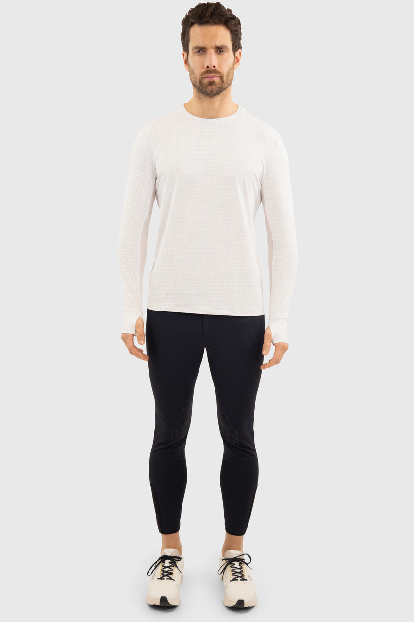 Harcour Bluveo Mens Long Sleeve Crew Neck Exercise Shirt