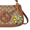 Vintage Gucci Equestrian Print Silk Necktie Bag Charm