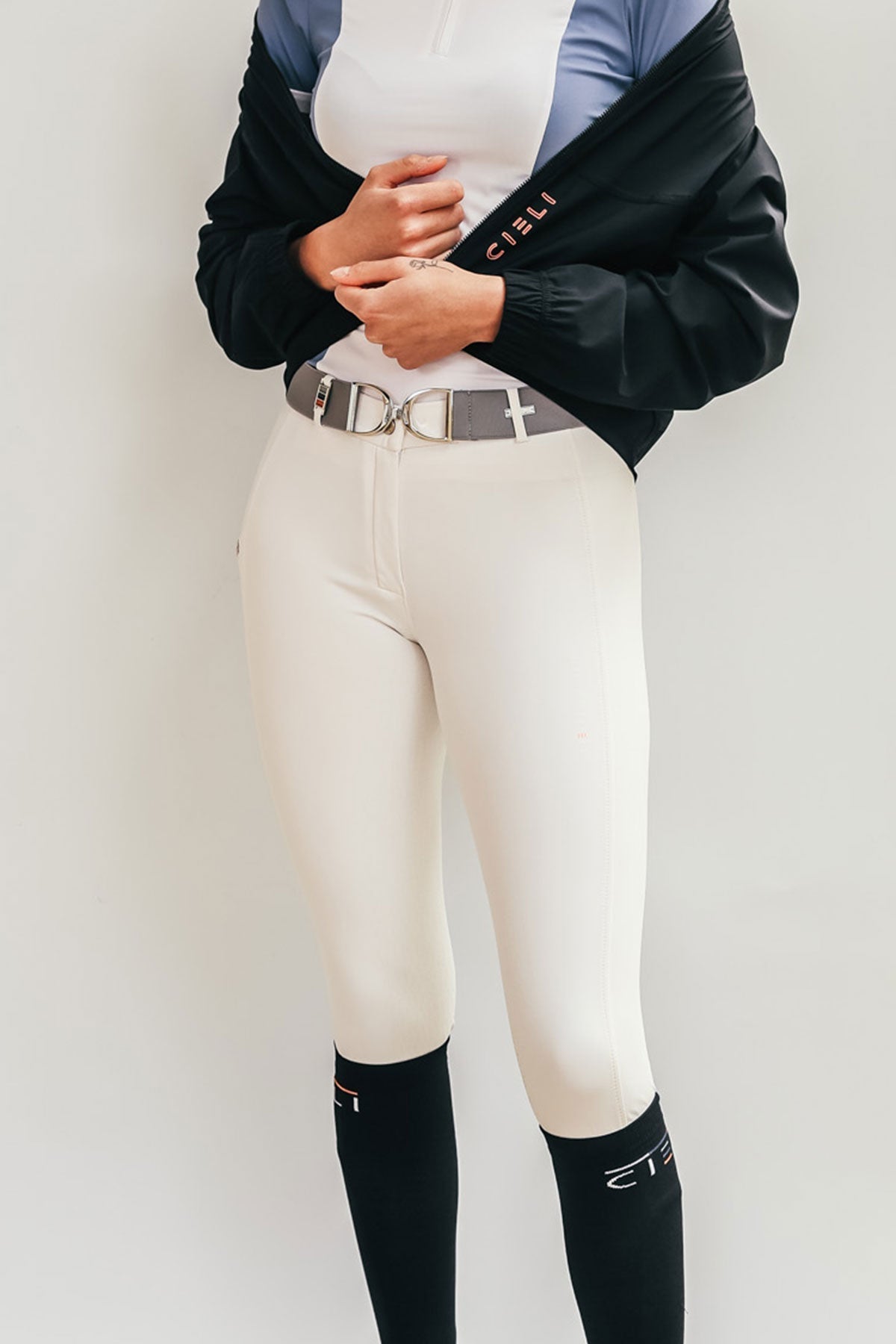 Cieli Equestrian Berlin Performance Riding Breeches – White Competition