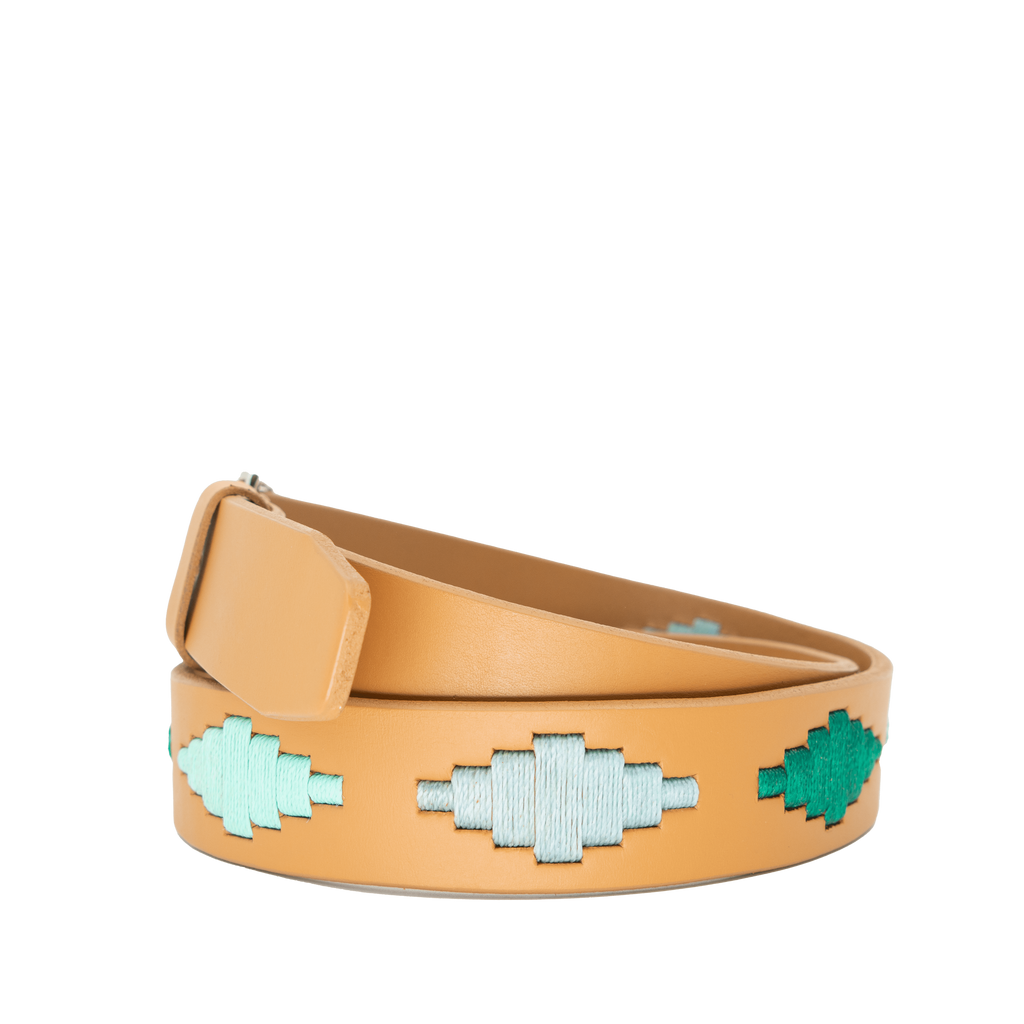 La Matera Limited Edition: Diamante Azul Women's Polo Belt