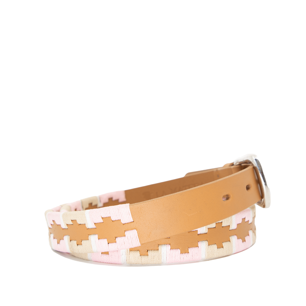 La Matera Limited Edition: La Rosa Women's Polo Belt - Thin