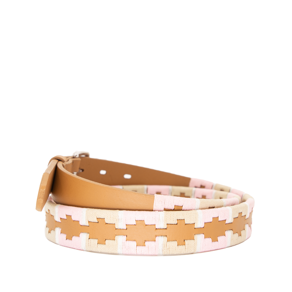 La Matera Limited Edition: La Rosa Women's Polo Belt - Thin