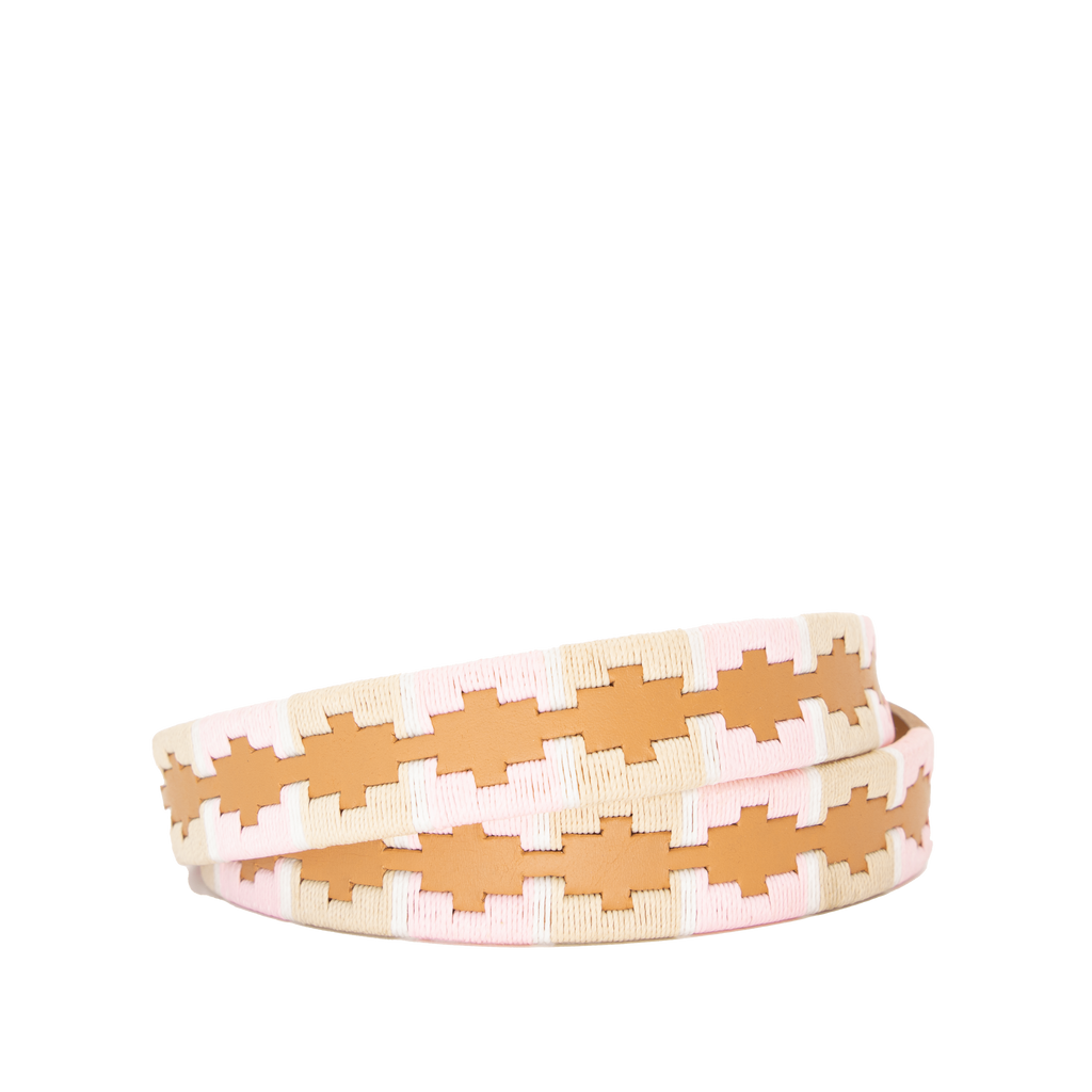 La Matera Limited Edition: La Rosa Women's Polo Belt - Thin