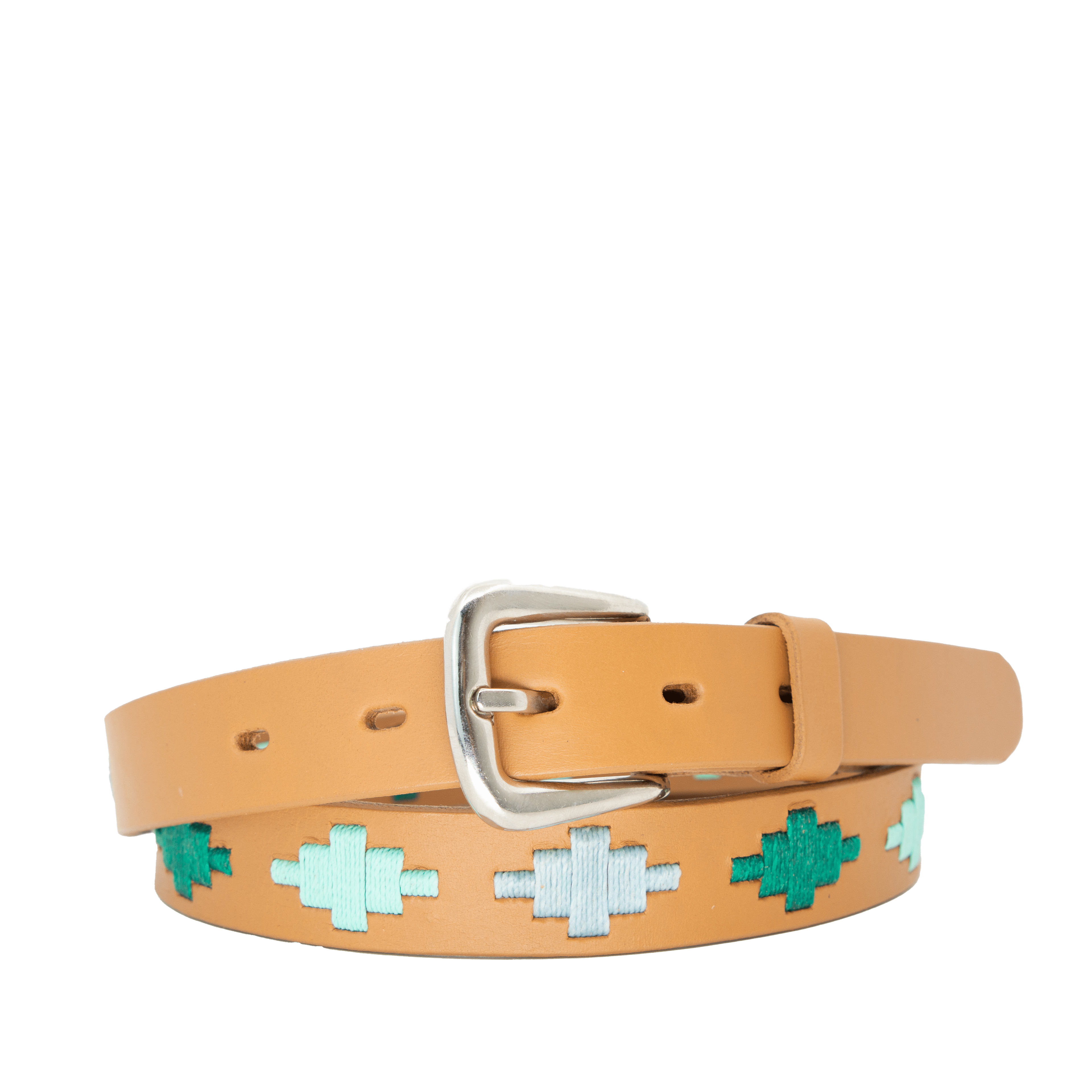 La Matera Limited Edition: Diamante Azul Women's Polo Belt - Thin
