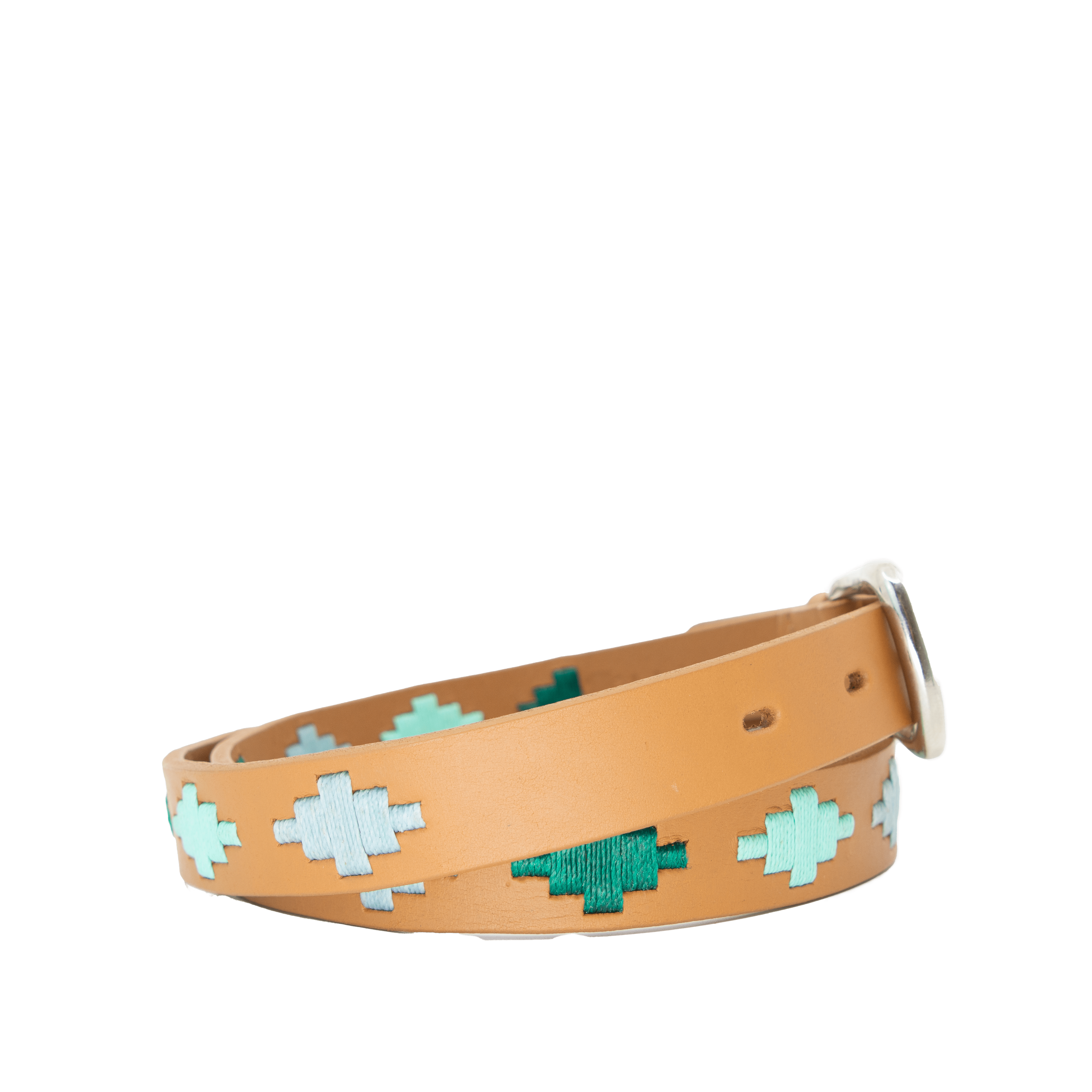 La Matera Limited Edition: Diamante Azul Women's Polo Belt - Thin