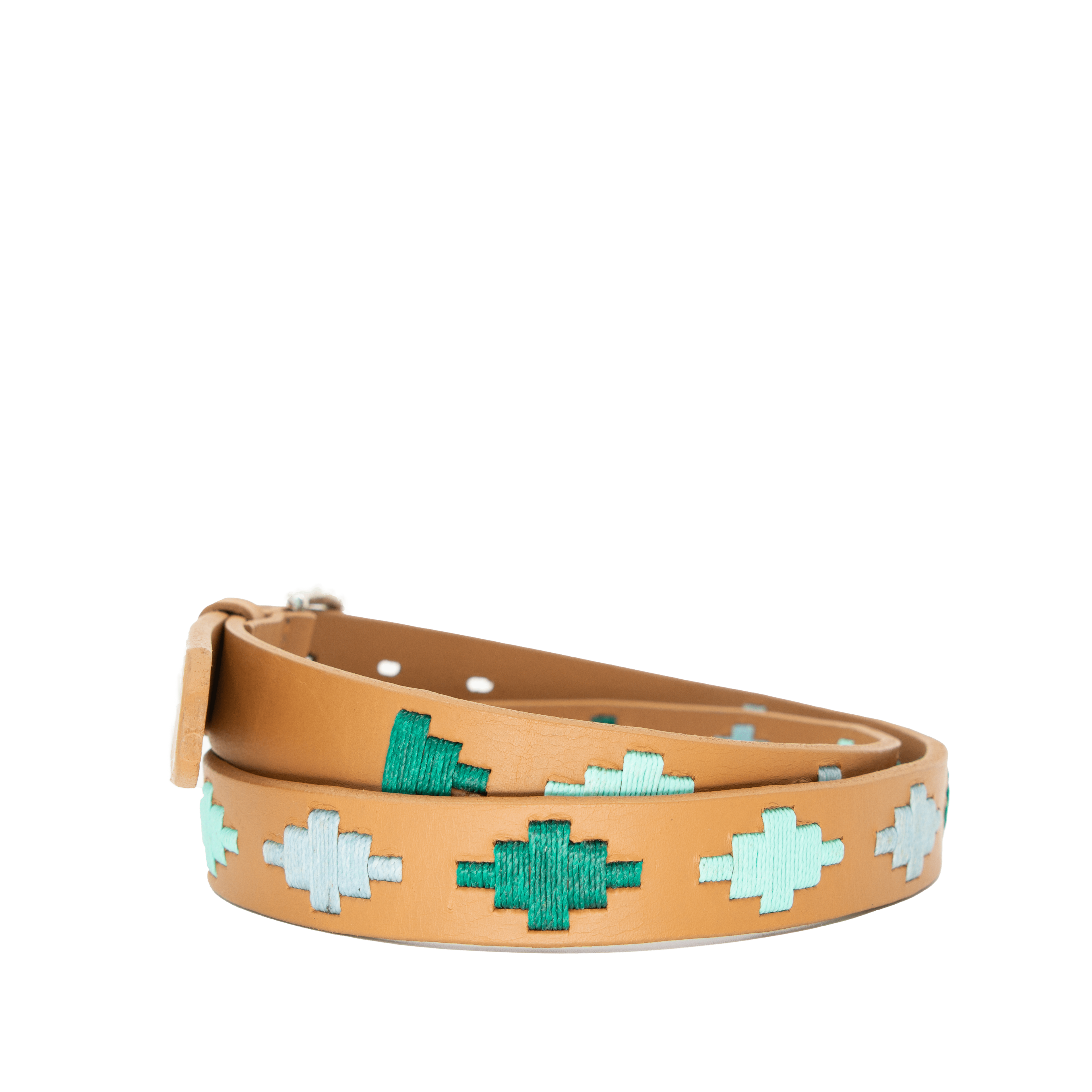 La Matera Limited Edition: Diamante Azul Women's Polo Belt - Thin