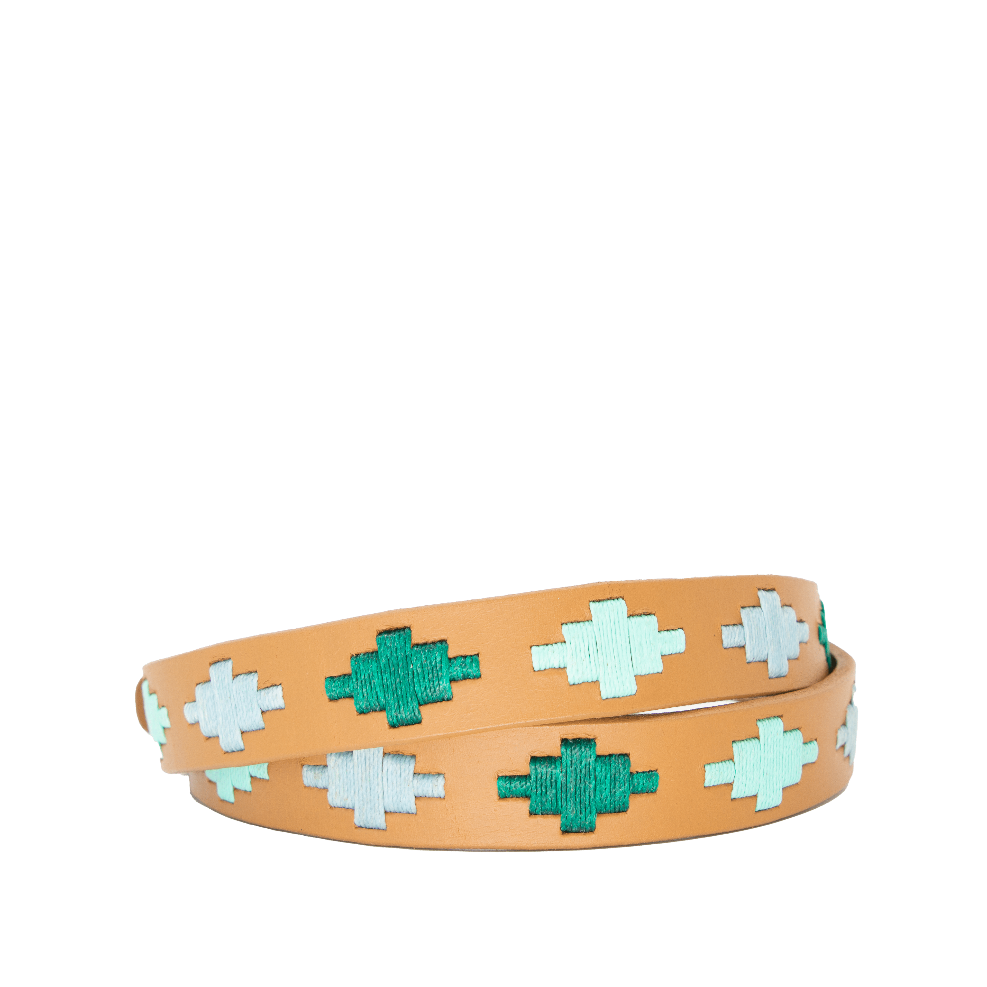 La Matera Limited Edition: Diamante Azul Women's Polo Belt - Thin
