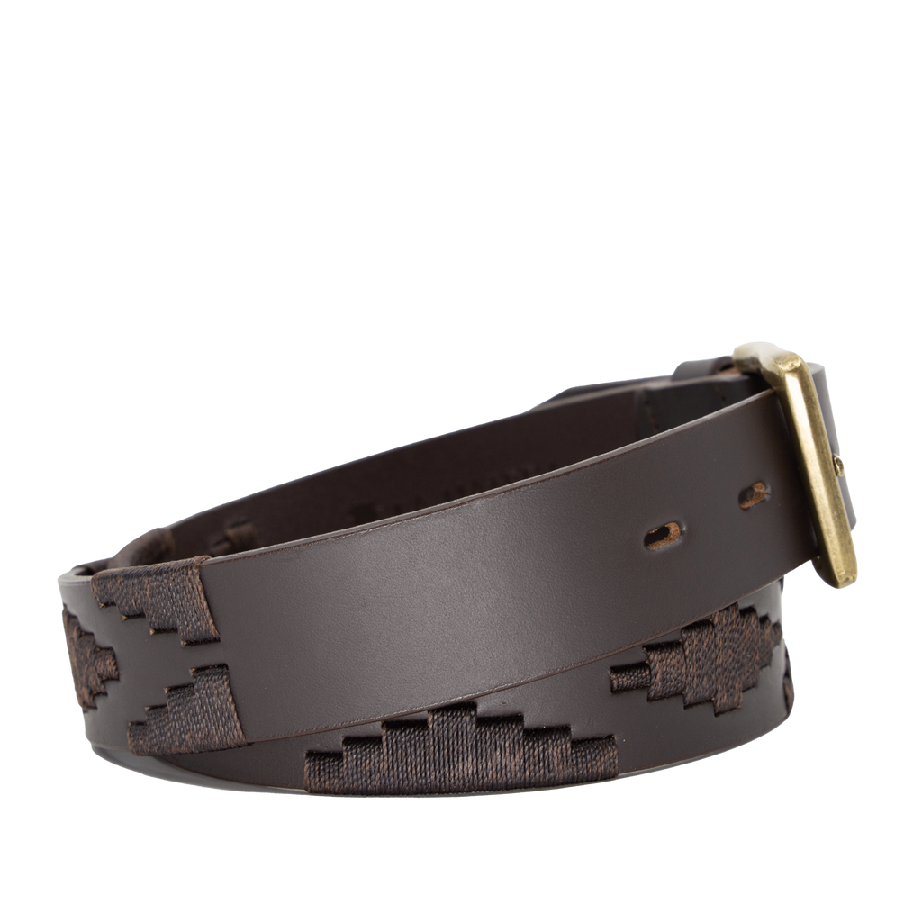 La Matera Limited Edition: Castaño Polo Belt
