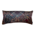 Vintage Equestrian Paisley & Tartan Silk Scarf Pillows