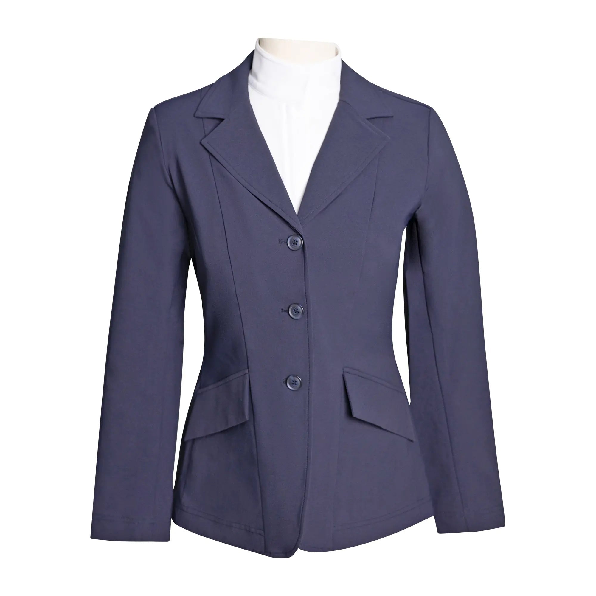 Grand Prix Girls EQJ 3 Button Show Jacket, Navy