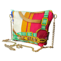 Vintage Grand Manege Silk Scarf Crossbody Bag