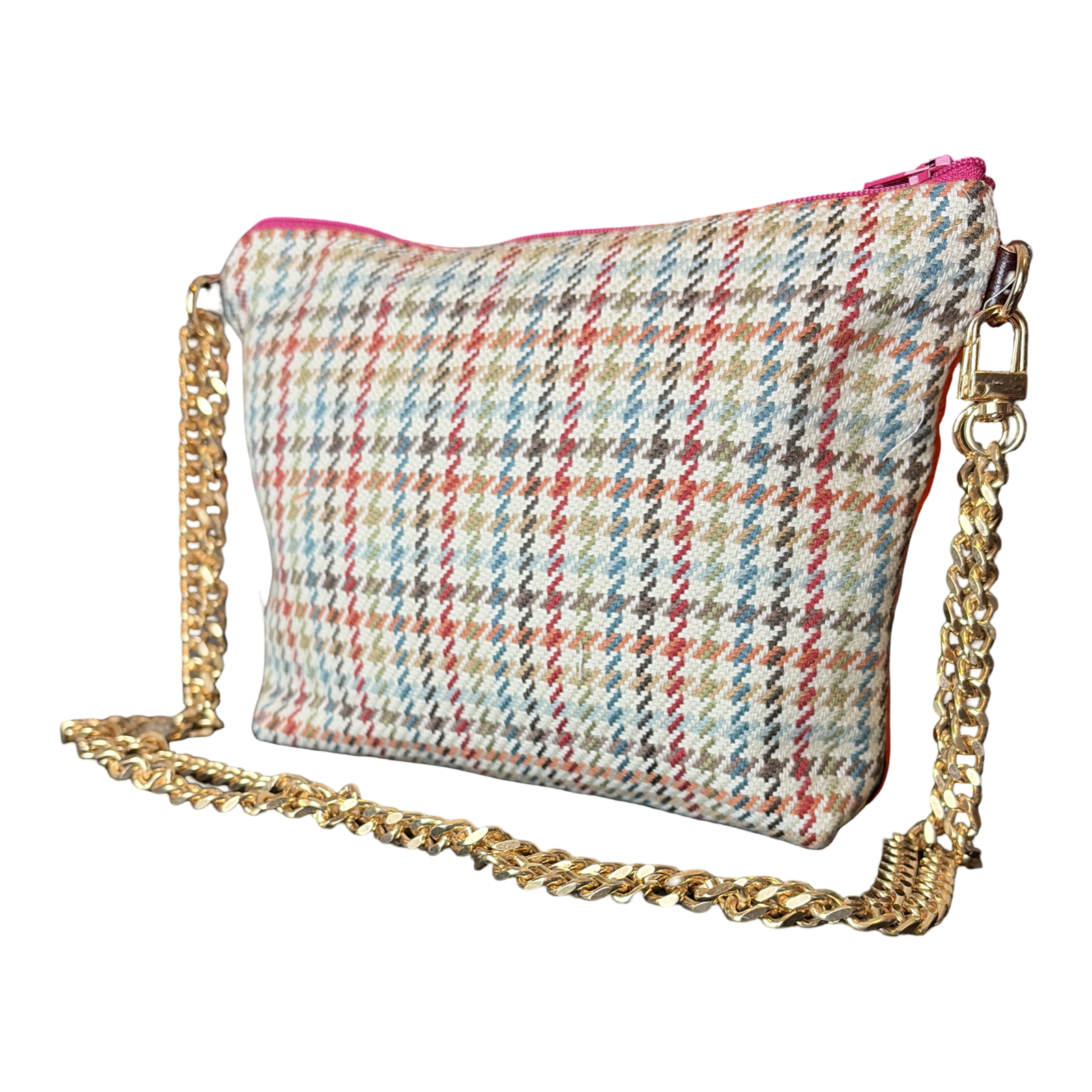 Vintage Hermes Couvertures et Tenues du Jour Orange Scarf Crossbody Bag