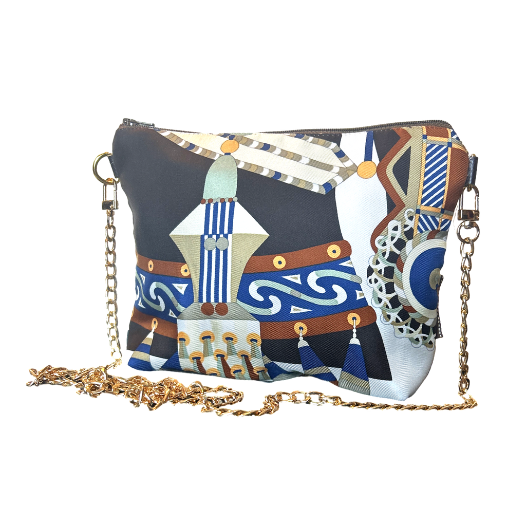 Vintage Haute Parure Scarf Crossbody Bag