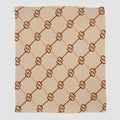 Cotton Sustainable Knit Throw Blanket - Equestrian House of Bits