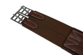 Sedgwick Leather Fancy Stitched Padded Leather Contour Shaped Girth with Double End Elastic