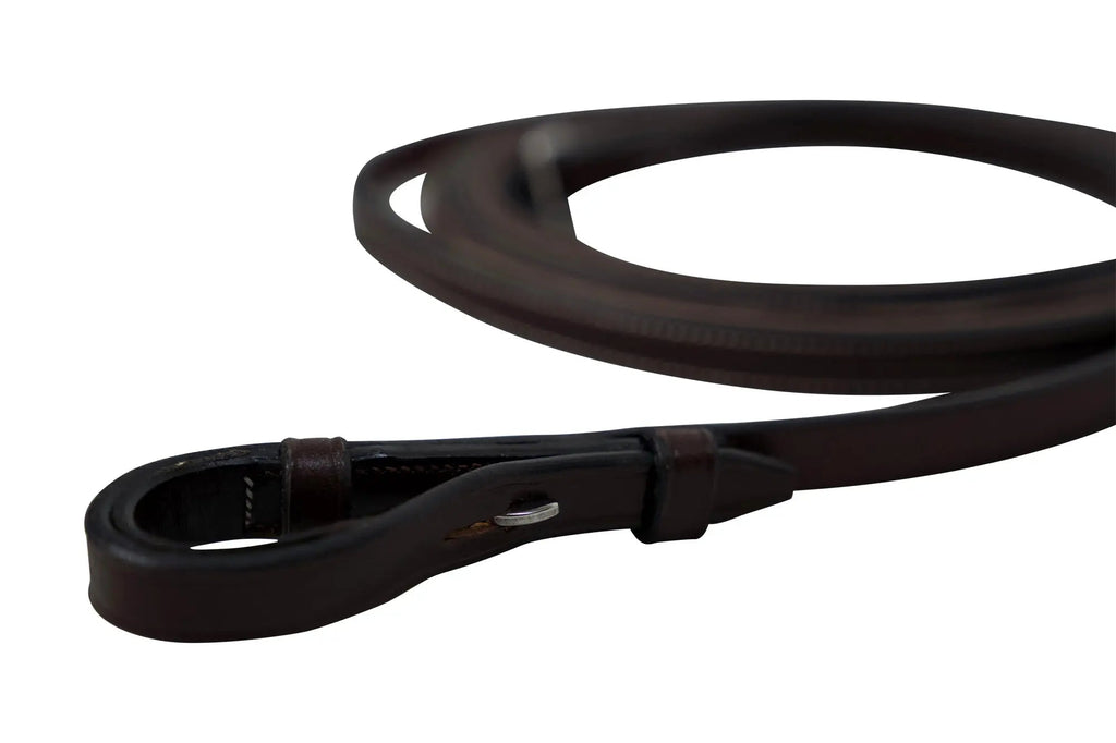 Sedgwick Pelham Flat Curb Reins, Rubber Lined