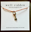 Well Ridden Vintage Charm, German Silver Enamel Lucky Horseshoe