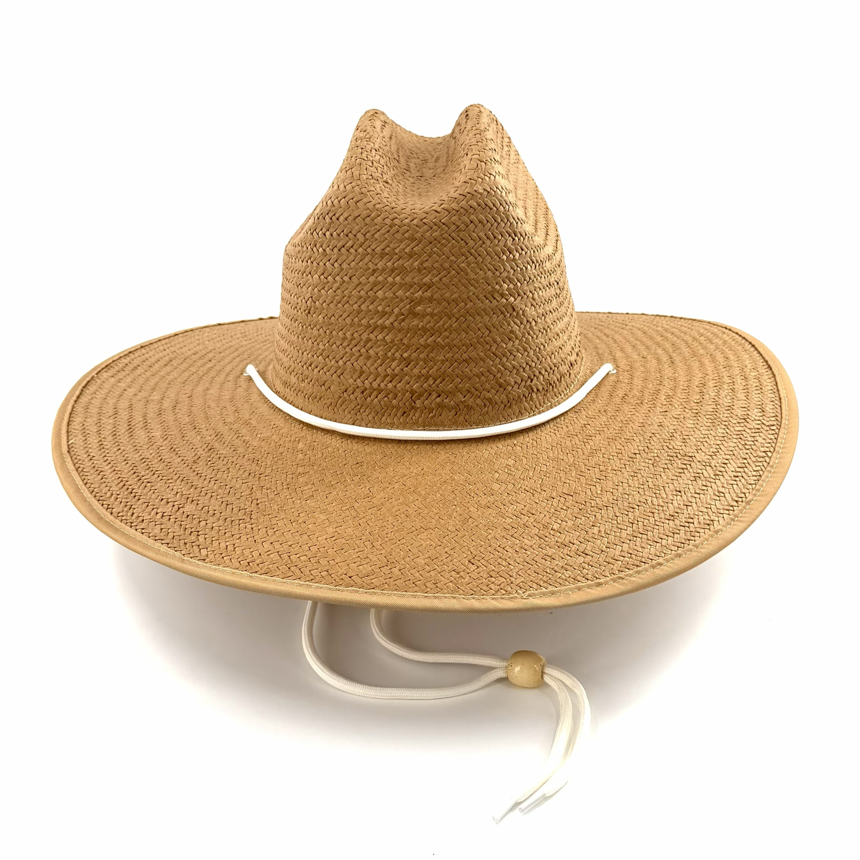 Baldiz Tan Sun Hat | Wide Brim Sun Hat with Rope Band