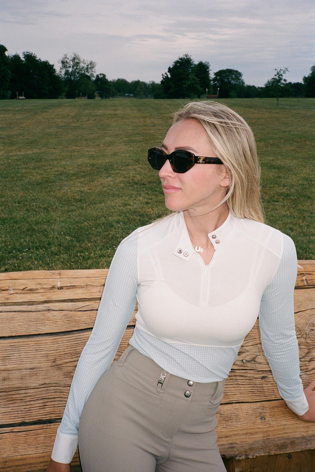 Euphoric Equestrian Kloud 9 Competition Top- Sky
