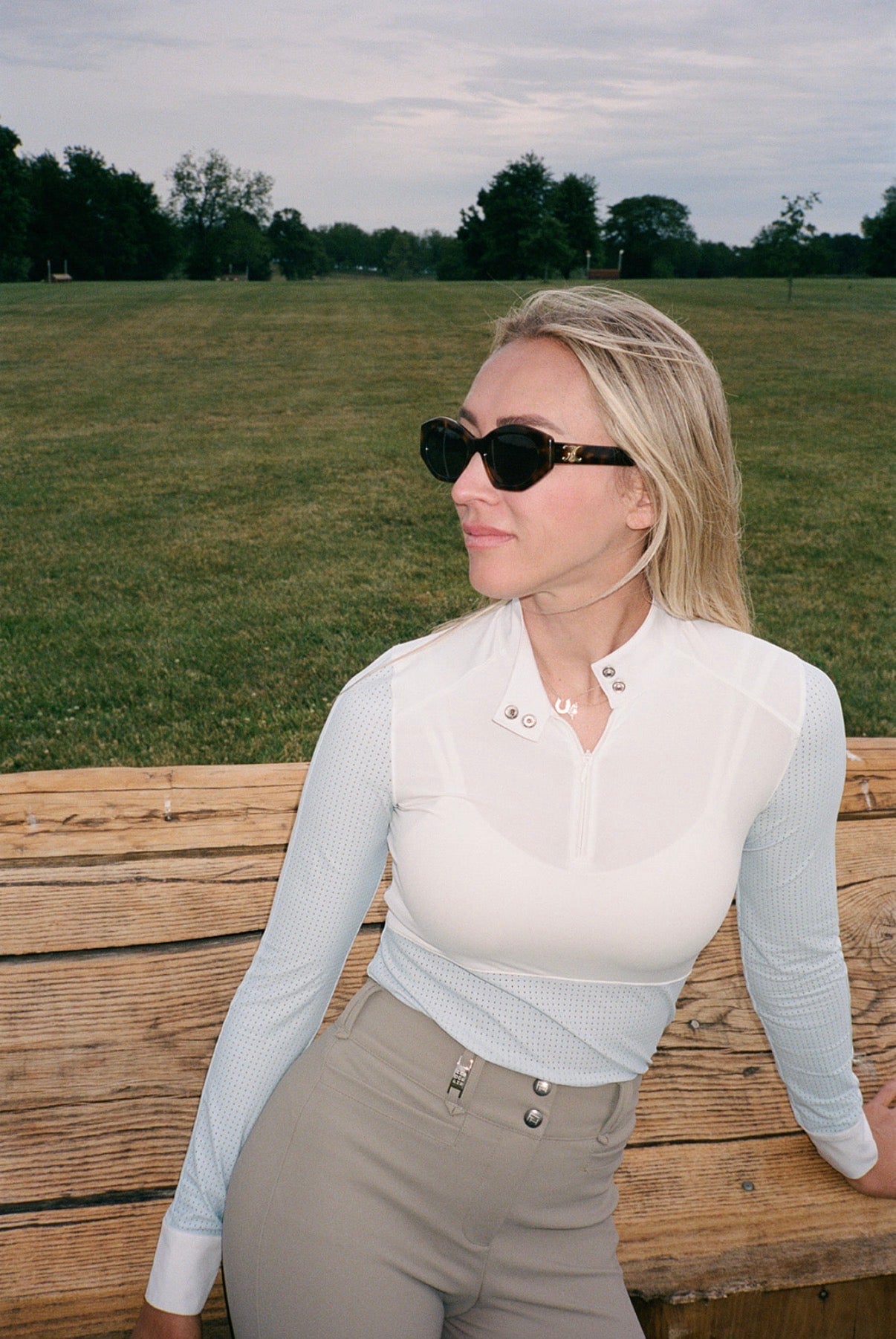 Euphoric Equestrian Kloud 9 Competition Top- Sky